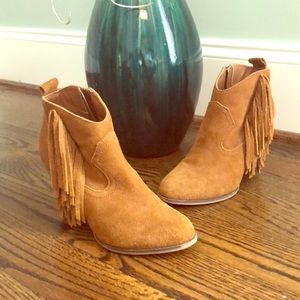 Steve Madden Fringe Booties